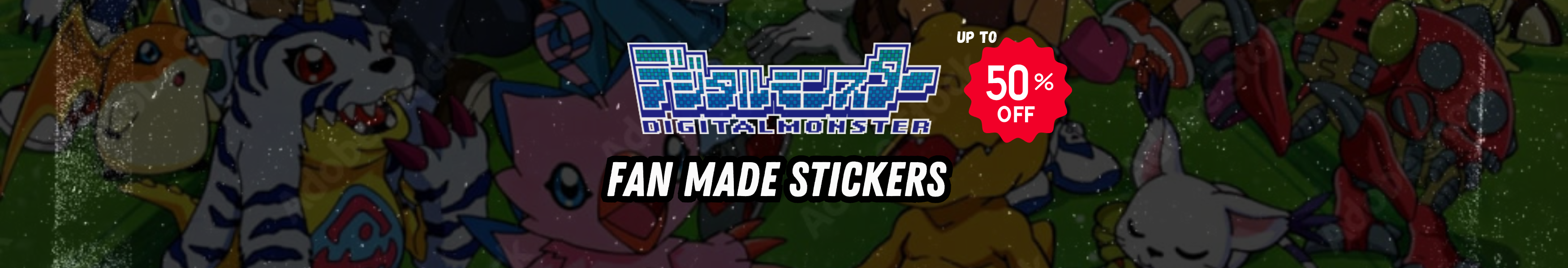 Black Friday Digimon Sticker Sale