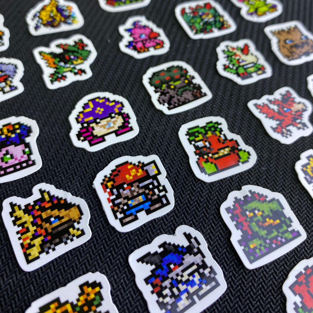 ZeninTCG - Fan-made- Mini Pixel Sticker Pack (Pendulum Series) [INSTOCK]