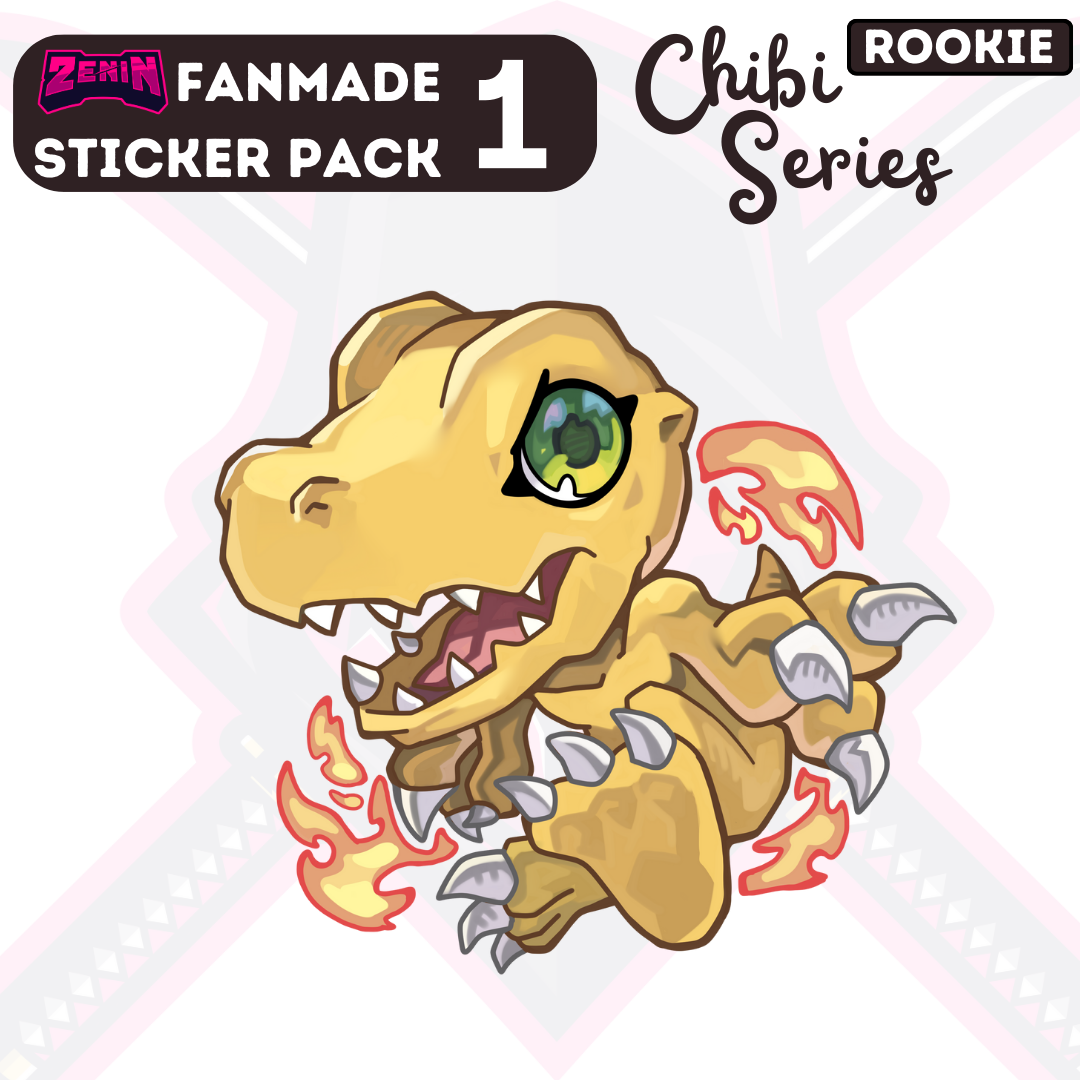 ZeninTCG - Fan-made- Chibi Sticker Pack 01 (Rookies) [INSTOCK]
