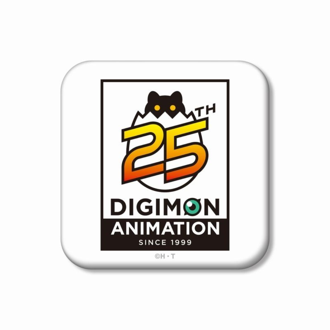 Digimon Adventure 25th Anniversary ver. Square Badge [PRE-ORDER] (RELEASES JAN25)