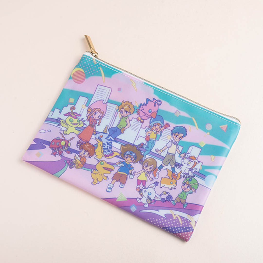 Digimon - Digimon Adventure - Retro Pop PVC Clear Pouch  [PRE-ORDER] (RELEASE NOV-DEC24)