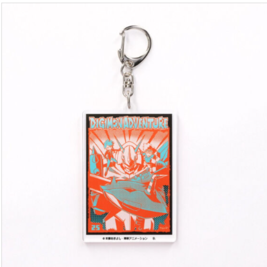 Digimon - Digimon Adventure 25th Anniversary - Acrylic Keychain by Kenji Watanabe  [PRE-ORDER] (RELEASES OCT-NOV24)