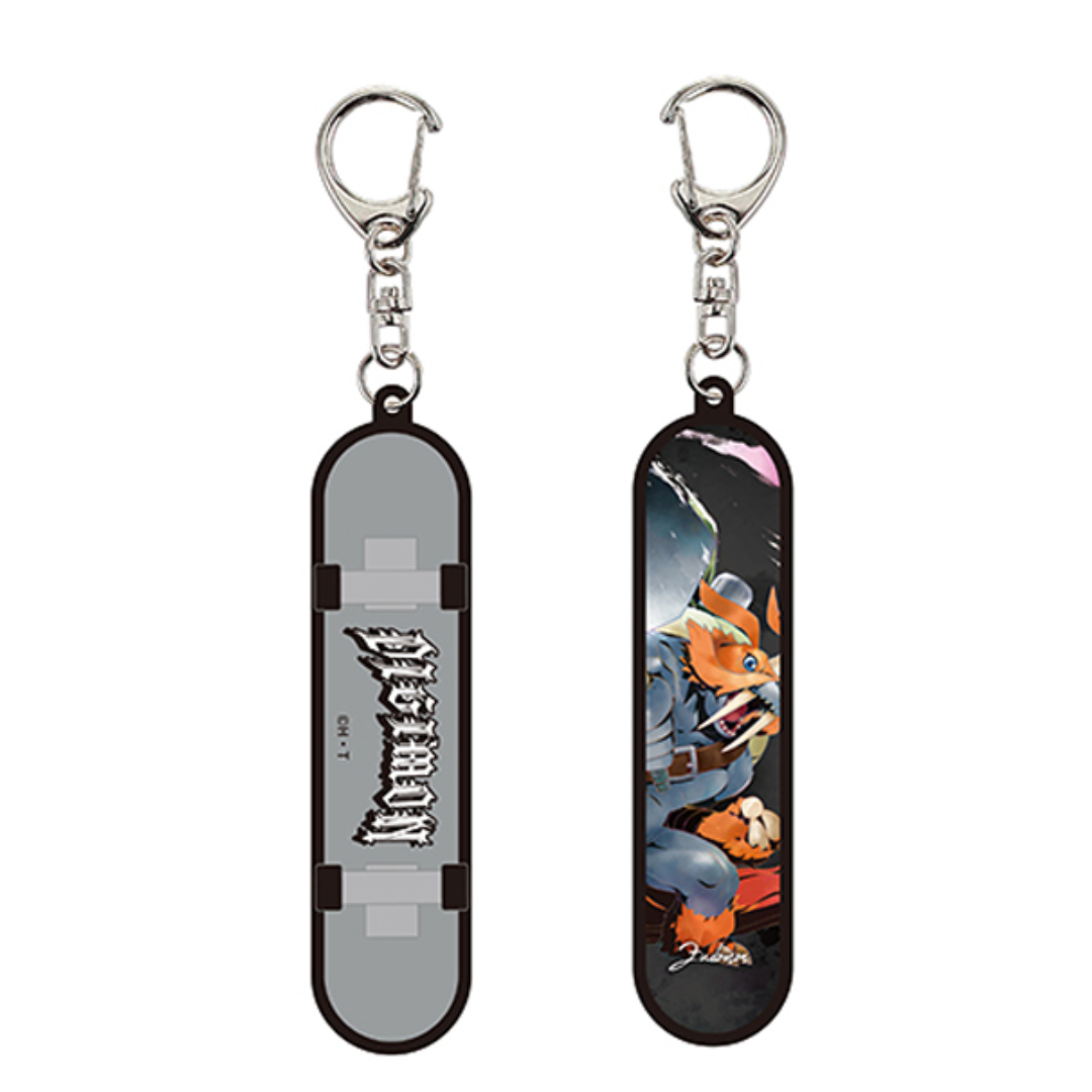 Digimon - Digimon Adventure Anibirth Collab - Skateboard Street Keychain Blind Box [INSTOCK]