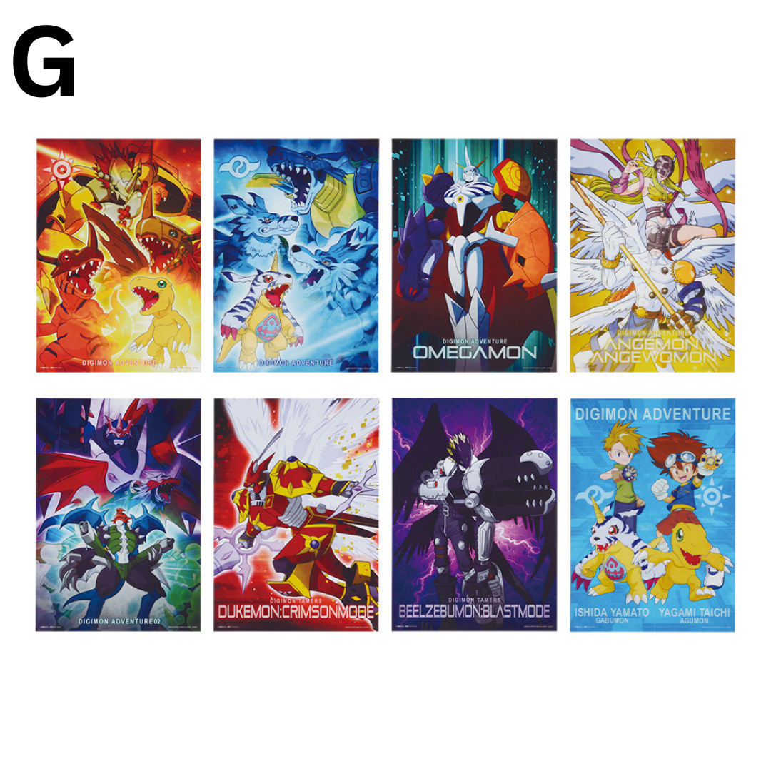 Digimon - Ichiban Kuji - Two Powers that Emit Light - Clear Poster G Prize [INSTOCK]