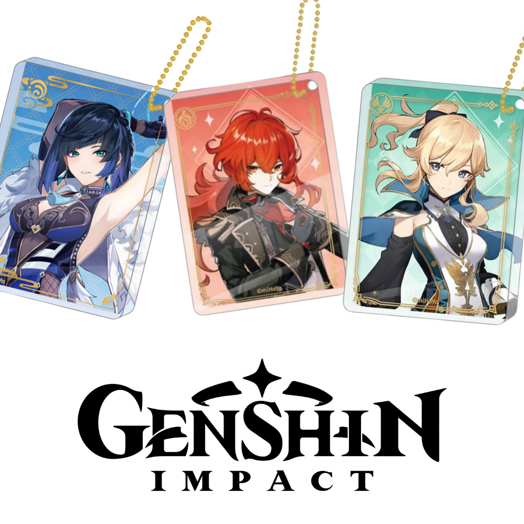 Genshin Impact - Genshin Monstadt/Liyue - Acrylic Block Keychain [INSTOCK]