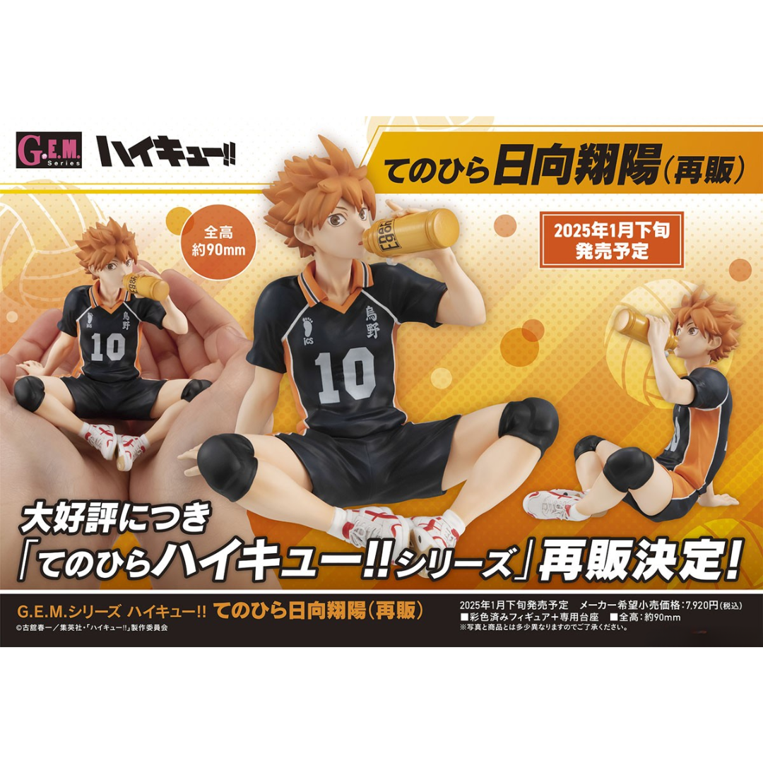 Haikyuu!! - G.E.M. Series - Palm-size Shoyo Hinata [PRE-ORDER](RELEASE JAN25)