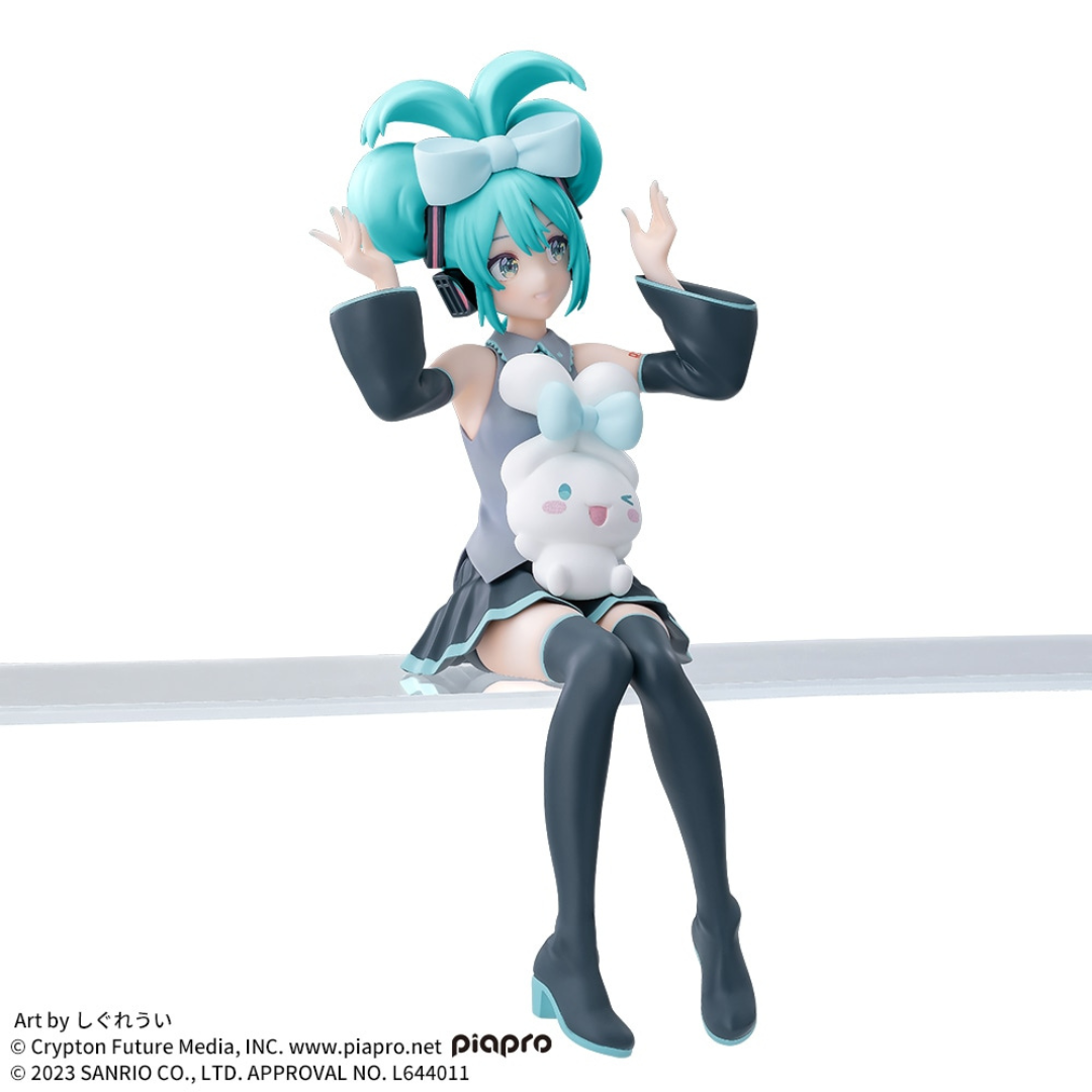 Hatsune Miku - Chokonose Premium Figure - Hatsune Miku x Cinnamoroll