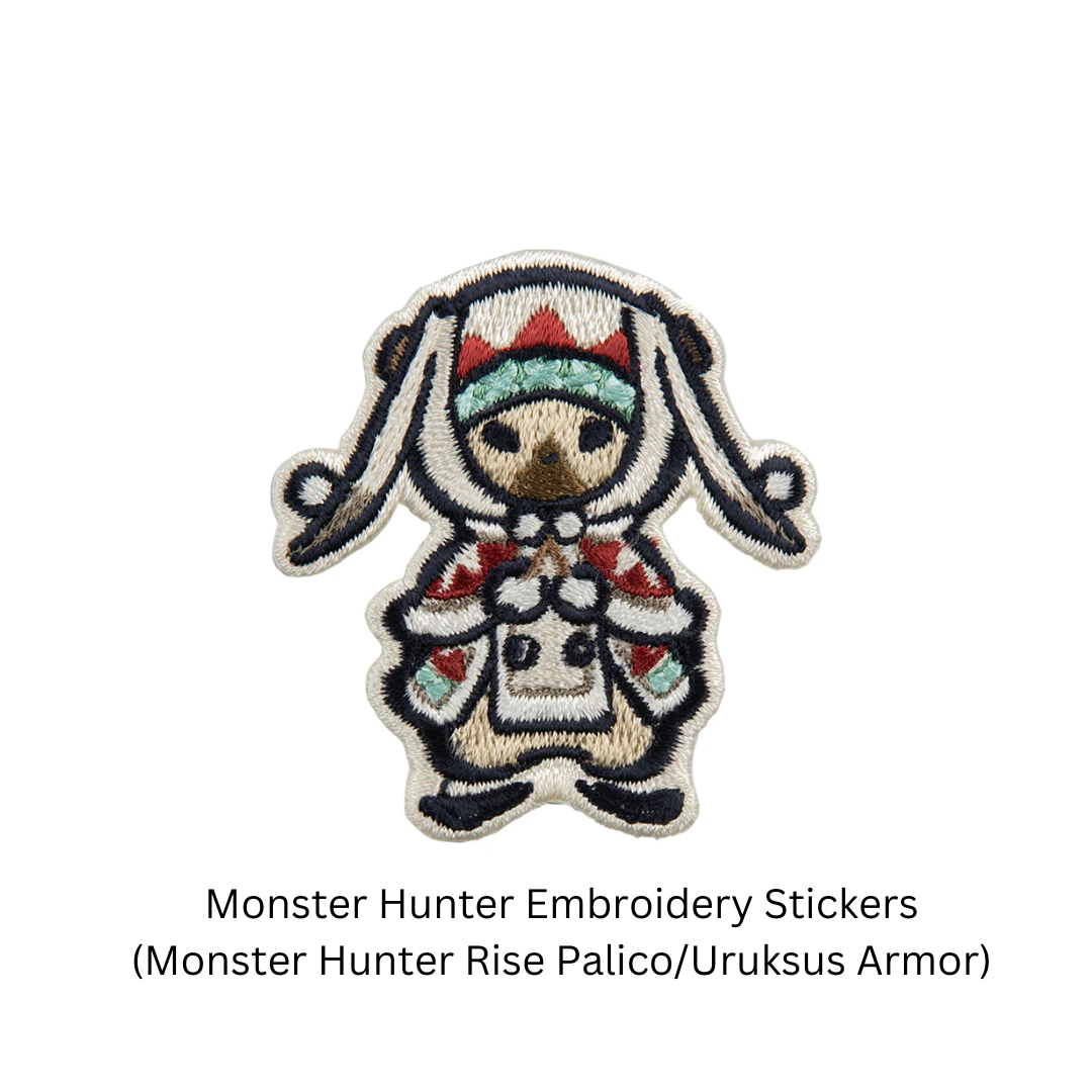 Monster Hunter - Capcom - Embroidery Sticker Patch  [INSTOCK]