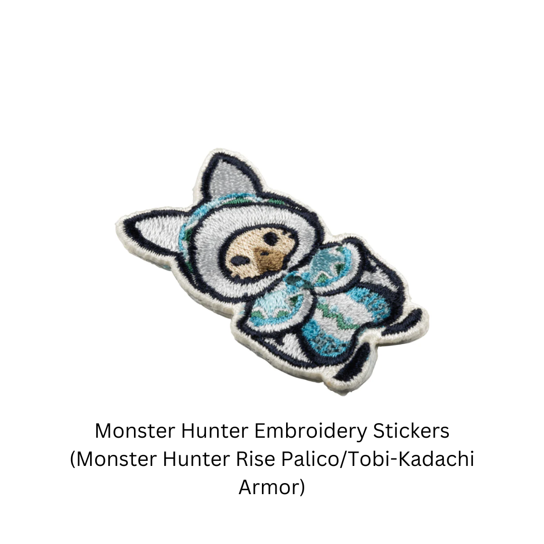 Monster Hunter - Capcom - Embroidery Sticker Patch  [INSTOCK]