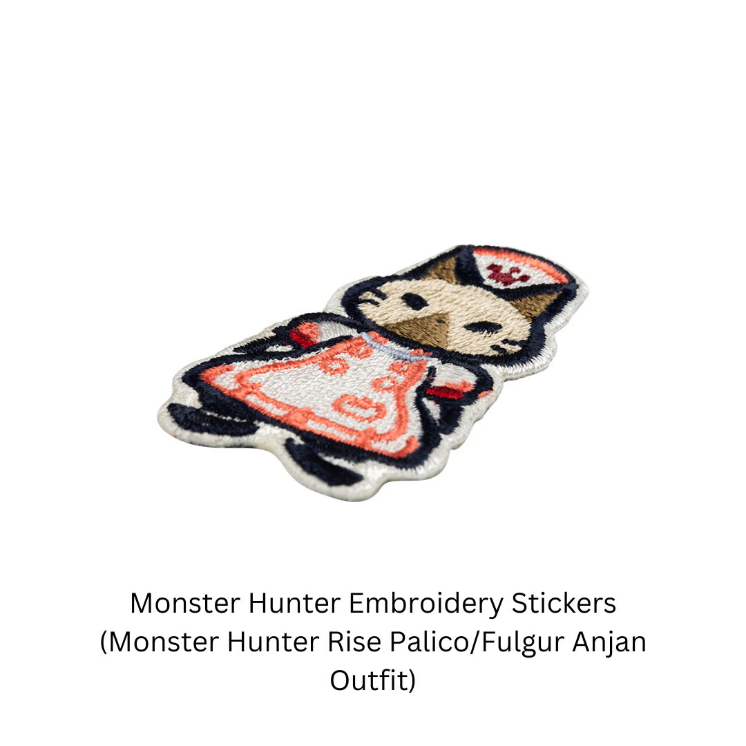 Monster Hunter - Capcom - Embroidery Sticker Patch  [INSTOCK]