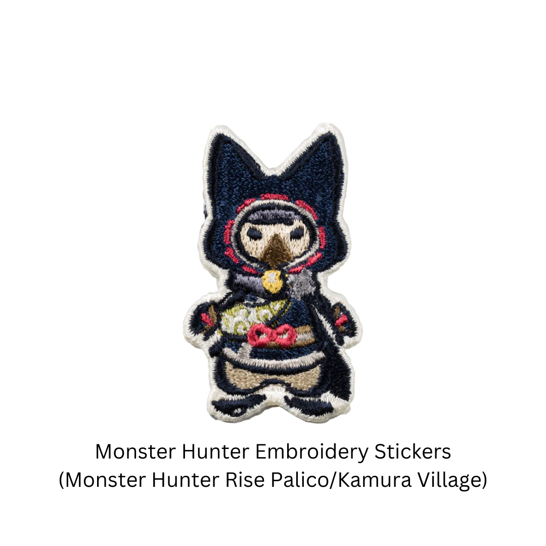 Monster Hunter - Capcom - Embroidery Sticker Patch  [INSTOCK]