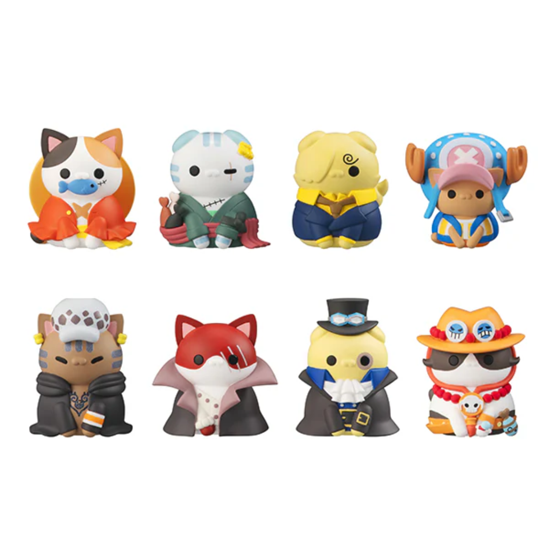 ONE PIECE - MEGA CAT PROJECT - Nyan Piece Meow! I'll Become the Pirate King, Meow! 1BOX(8PCS) [PRE-ORDER](RELEASE APR25)