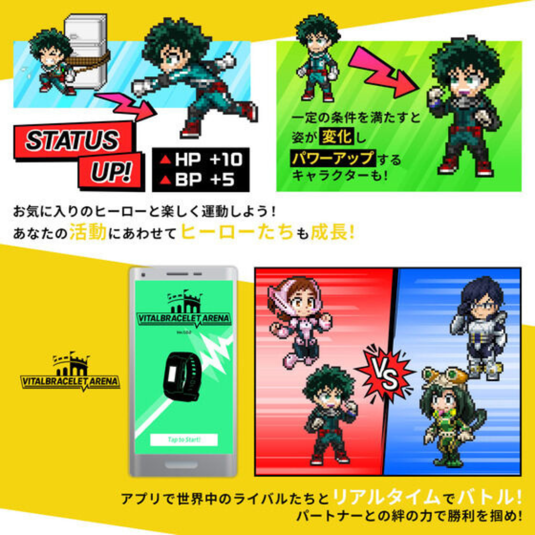 Vital Bracelet BE - My Hero Academia Special Set